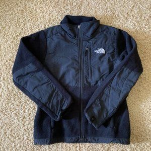 The North Face Polartec Denali Fleece Jacket Black Full Zip Size S/P     USED